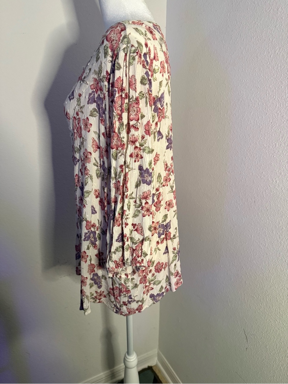 Paper Moon Brand Long Sleeve Floral Women’s Blouse Size 1X - Picture 3 of 8